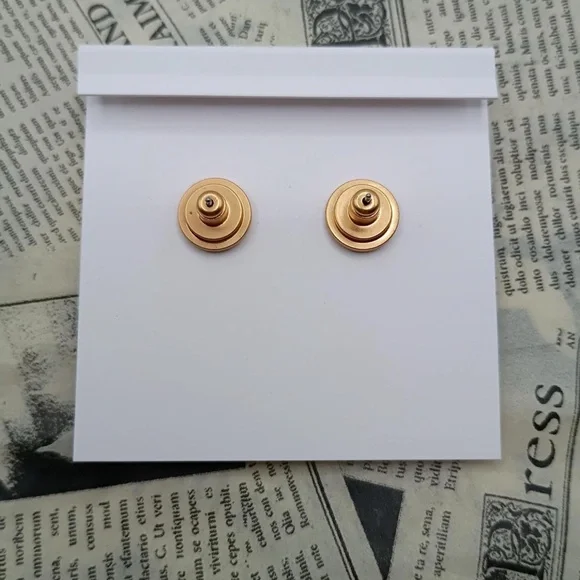 Tory Burch Green Gold Jewelry Set; Bracelet & Earrings - Picture 6 of 6